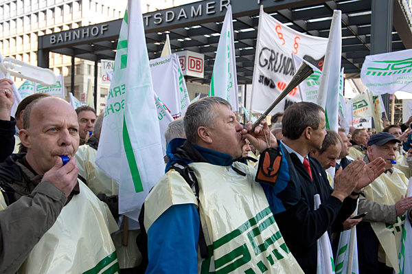 Lokführerstreik - Demo GdL Berlin