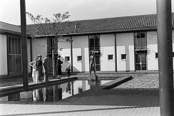 Architektur in der Künstlersiedlung Düsseldorf Schlageterstadt; Deutschland 1930er Jahre. Archtecture at artists' colony Duesseldorf Schlageterstadt; Germany 1930s.