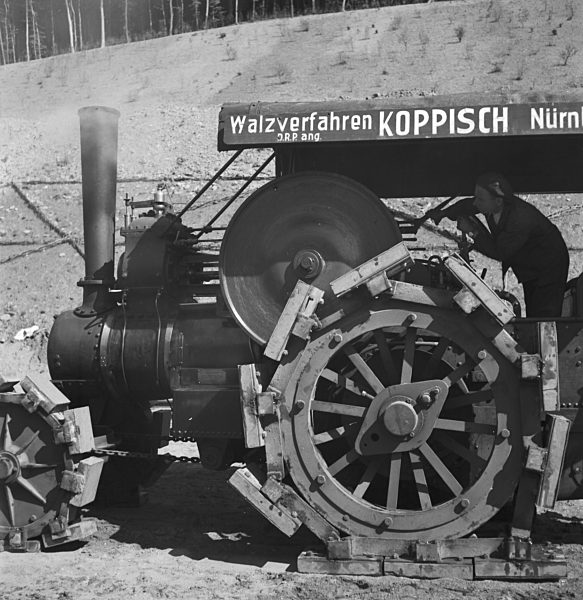 Arbeiter des Reichsarbeitsdiensts im Einsatz; Deutschland 1930er Jahre