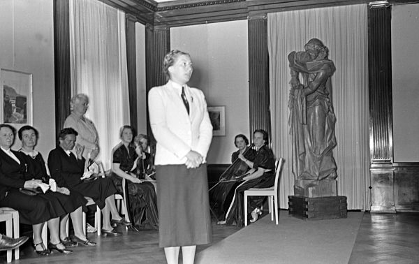 Reichsfrauenführerin Gertrud Scholtz Klink; Deutschland 1940er Jahre