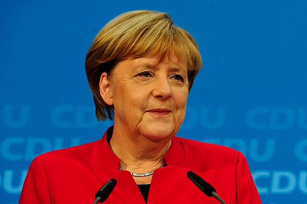 Berlin:  Pressekonferenz Angela Merkel