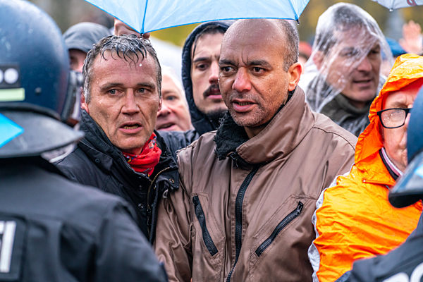 Nicht genehmigte Großdemo gegen die Corona-Maßnahmen in Berlin