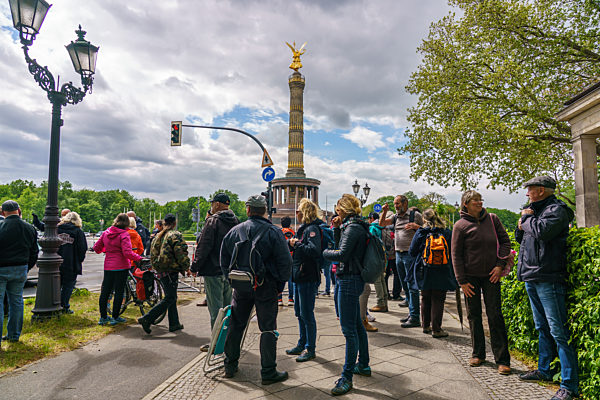Nicht genehmigte Demo gegen Corona-Maßnahmen in Berlin, Mai 2021
