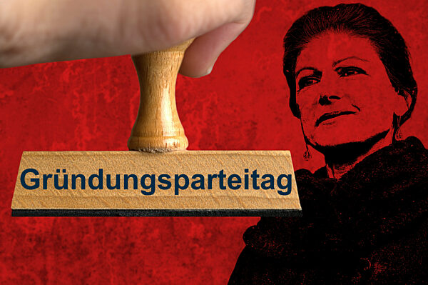 Symbolischer Stempel Gruendungsparteitag