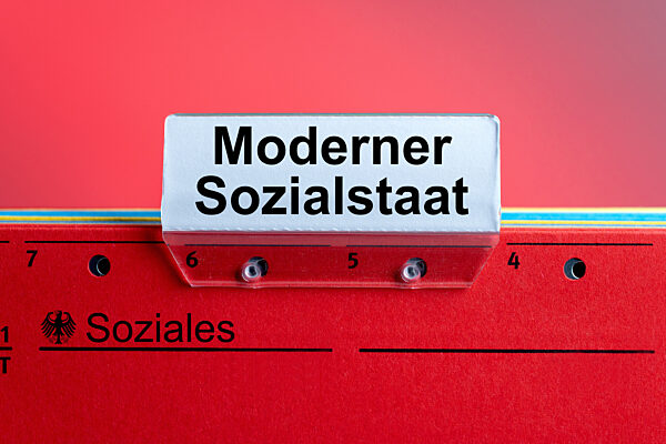 Symbolisches Haengeregister + Sichtreiter Moderner Sozialstaat