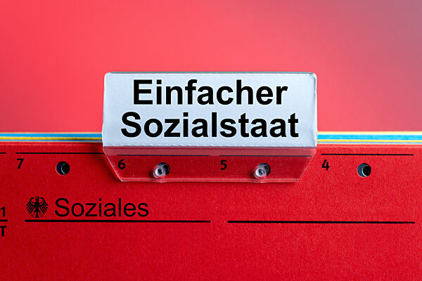 Symbolisches Haengeregister + Sichtreiter Einfacher Sozialstaat