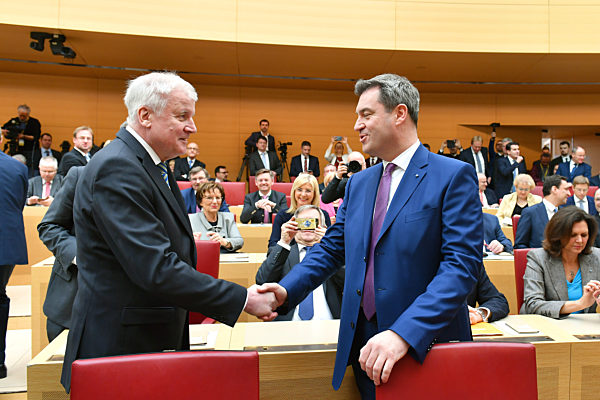 Wahl und Vereidigung des neuen Bayerischen Ministerpraesidenten