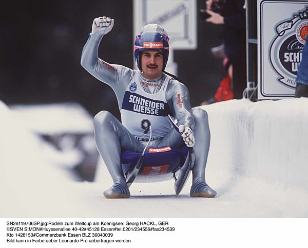 :Rodeln zum Weltcup am Koenigsee: Georg HACKL, GER