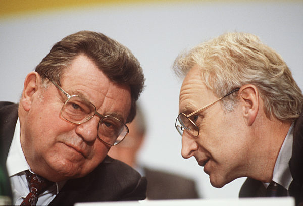 Franz-Josef STRAUSS und Edmund STOIBER
