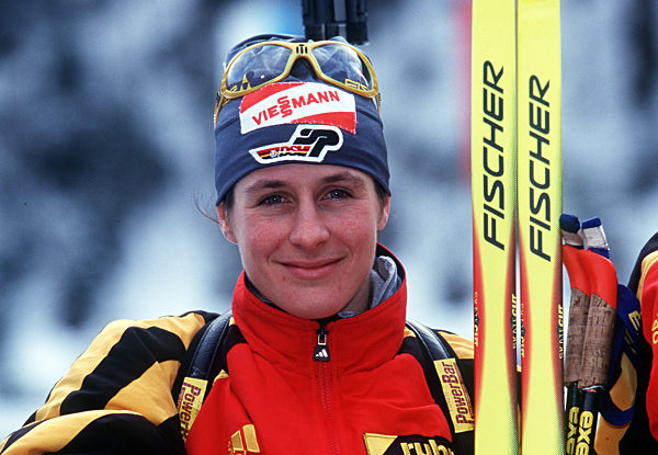 : BIATHLON / Frauen: Uschi DISL, Deutschland, Brustbild