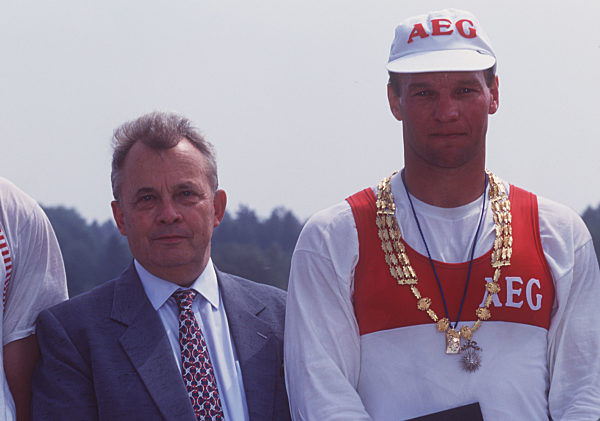 Thomas LANGE, Rudern, Walther  TROEGER, NOK-Praesident