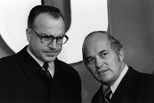 Helmut Kohl und Rainer Barzel