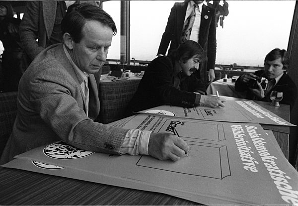 Siegfried Lenz und Guenter Grass