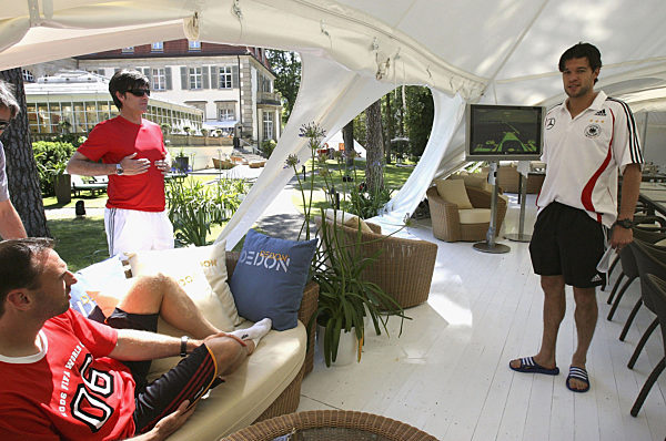 Ruhetag der deutschen Fussballnationalmannschaft