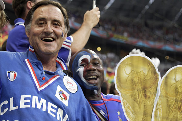 Portugal - Frankreich / Fans Frankreich