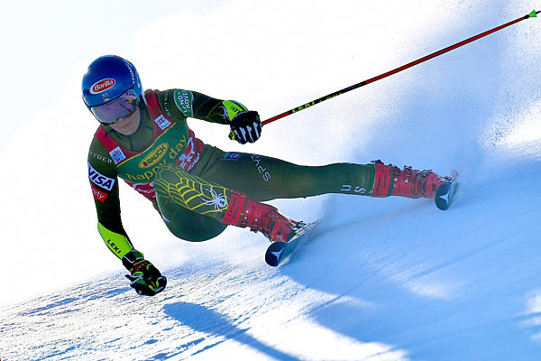 Ski Alpin/ Riesenslalom der Damen in Soelden /Tirol.