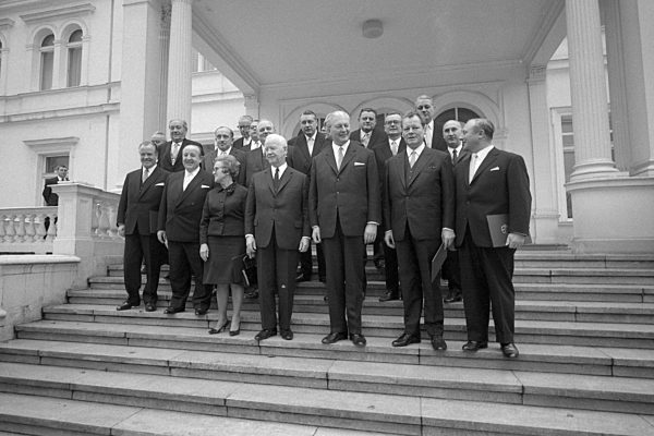 Vereidigung Kiesinger.