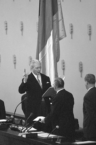 Vereidigung Kiesinger.