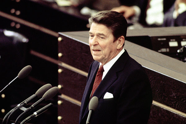 US-Praesident Ronald Reagan
