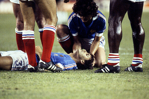 Fussball WM 1982 Spanien, Nacht von Sevilla.