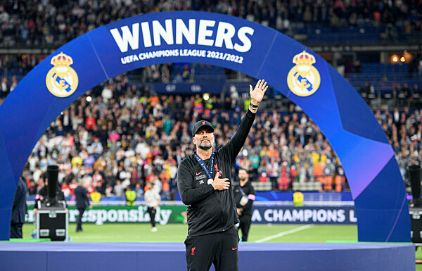 Fussball Champions League Finale 2022/ Liverpool FC - Real Madrid 0:1.