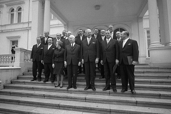 Vereidigung Kiesinger.