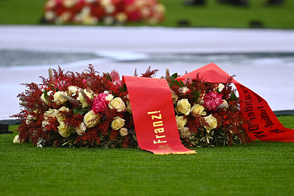 Gedenkfeier fuer Franz Beckenbauer.