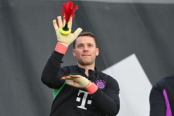 Fussball Champions League/ ABSCHLUSSTRAINING vor Achtelfinal Hinspiel Lazio Rom - FC Bayern Muenchen.