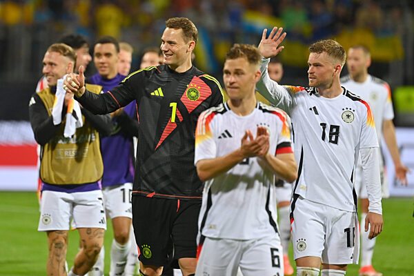 Fussball Laenderspiel /  Deutschland - Ukraine  0-0.