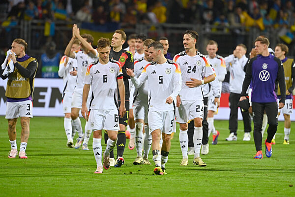 Fussball Laenderspiel /  Deutschland - Ukraine  0-0.