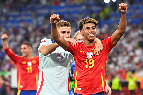 Fussball UEFA EURO 2024  Halbfinale 
Spanien - Frankreich  2-1.