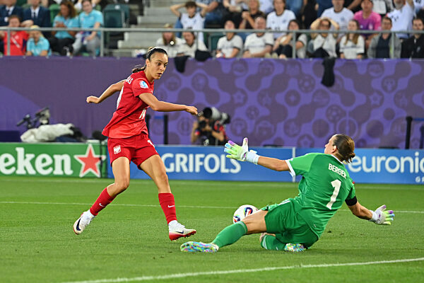 Fussball UEFA Women`s EURO  2025 
Deutschland - Polen   2-0.