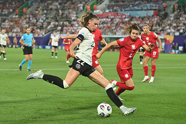 Fussball UEFA Women`s EURO  2025 
Deutschland - Polen   2-0.
