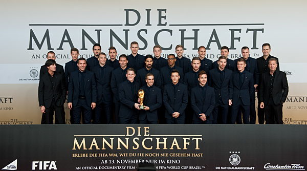 Vorstellung und Weltpremiere des Dokumentarfilmes "Die Mannschaft" am 10.11.2014