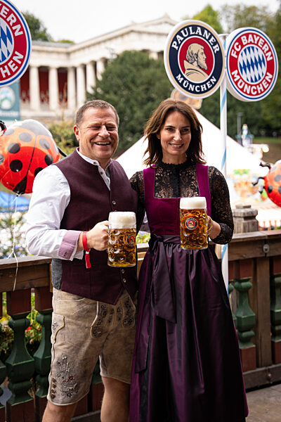 FC Bayern auf dem Oktoberfest 2025.