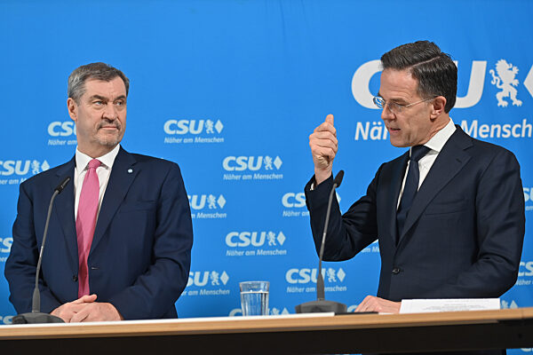 Pressestatement vor dem Transatlantischen Forum der CSU am 13.02.2026  in Muenchen