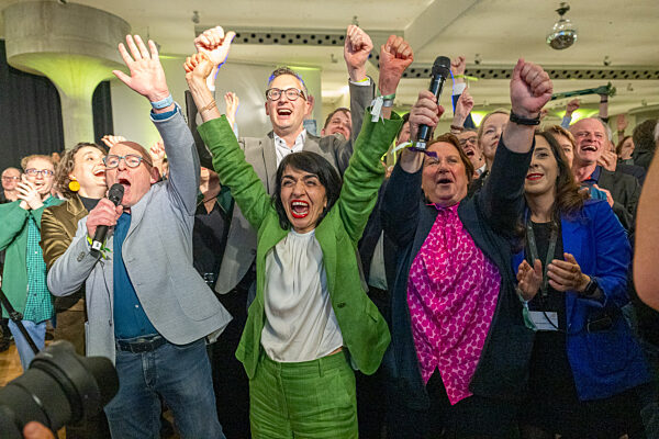 ZENTRALER WAHLABEND LANDTAGSWAHL BADEN WUERTTEMBERG 8. Maerz 2026