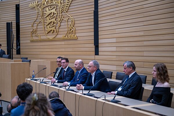 ZENTRALER WAHLABEND LANDTAGSWAHL BADEN WUERTTEMBERG 8. Maerz 2026