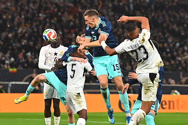 Fussball Laenderspiel Deutschland - Ghana 2-1