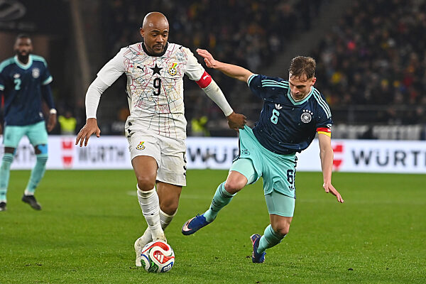 Fussball Laenderspiel Deutschland - Ghana 2-1