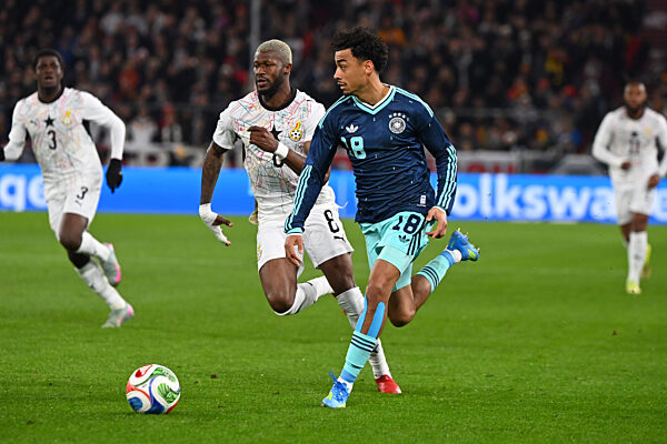 Fussball Laenderspiel Deutschland - Ghana 2-1