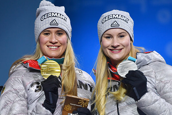 Rodeln, SPO, sp, Sport, Wintersport, Olympia, Oly, Olympische Winterspiele, Doppel, Frauen, Damen