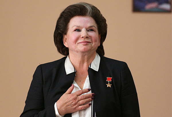 Tereschkowa, Walentina Russian cosmonaut Valentina Tereshkova was born on March 6, 1937, in a small village near the Volga city of Yaroslavl. A three-day space flight made her world famous: on June 16, 1963, she became the first woman to launch into space in her "Vostok-6" spacecraft and orbited the Earth almost 50 times. After her flight, she remained on the planning staff of the space agency and also assumed offices in the Communist Party. As a deputy of President Vladimir Putin's United Russia party, she served in the Yaroslavl Oblast Duma and then became a deputy of the State Duma.