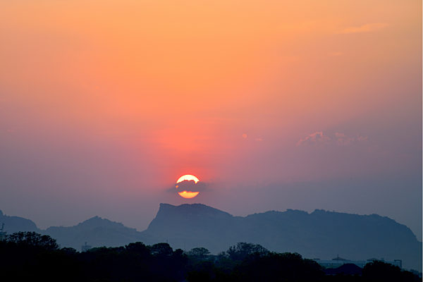 Südsudan - Sonnenuntergang