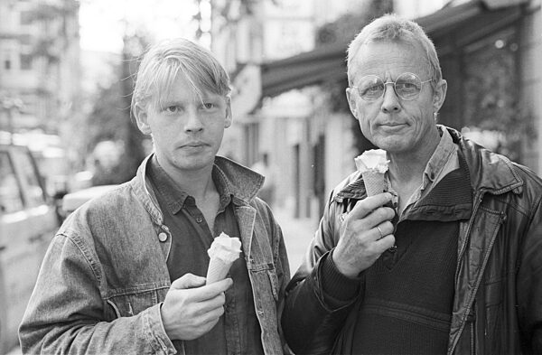 Rolf Becker (re.) 
mit seinem Sohn Ben Becker      
08/87 hör




Rolf...