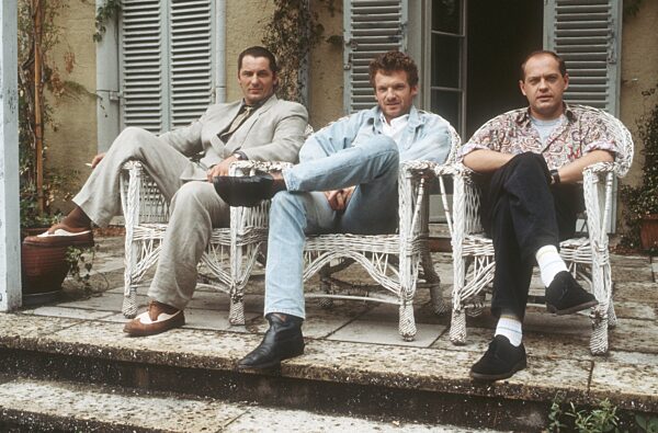 v.li.: Heinz Hoenig, Gabriel
Barylli und Uwe Ochsenknecht
09/89 ue




v.li...