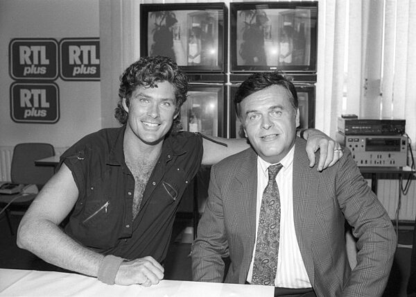 David Hasselhoff (li.)
und Helmut Thoma
06/87 rag


David Hasselhoff (li...