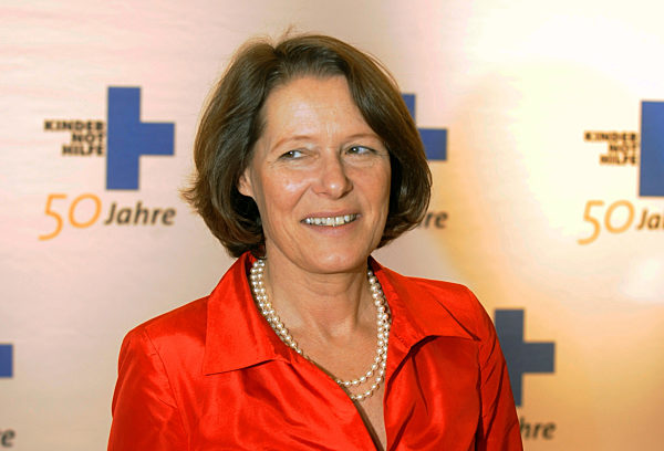Die Schirmherrin der Kindernothilfe, Christina Rau, kommt am Freitag (27.03...