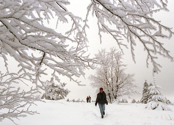Wandern im winterlichen Sauerland
