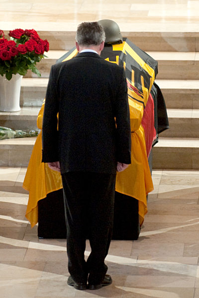 Trauerfeier für getöteten Soldaten